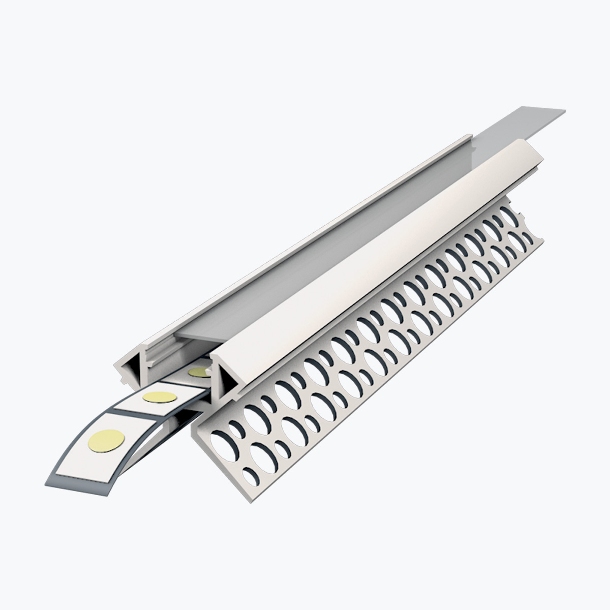 profile-led-tete-cloison-a138-tempolistel.jpg TEMPOLISTEL® A138 LED-profil för skiljeväggstopp - Bild 1
