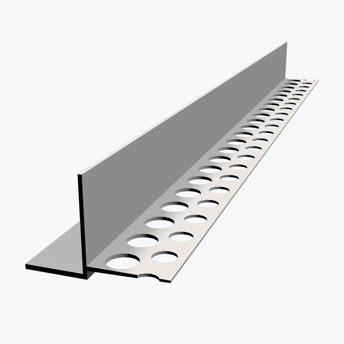 profile-transition-jonction-faux-plafond-b105-tempolistel.jpg TEMPOLISTEL® B105 Övergångsprofil för fog mellan gipsskiva undertak och demonterbara undertak med en sida för spackling - Bild 1