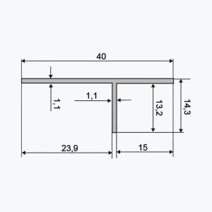 TEMPOLISTEL® A134 T-profil - Bild 2